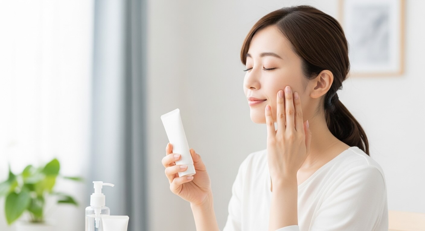 季節ごとにスキンケアを見直す女性