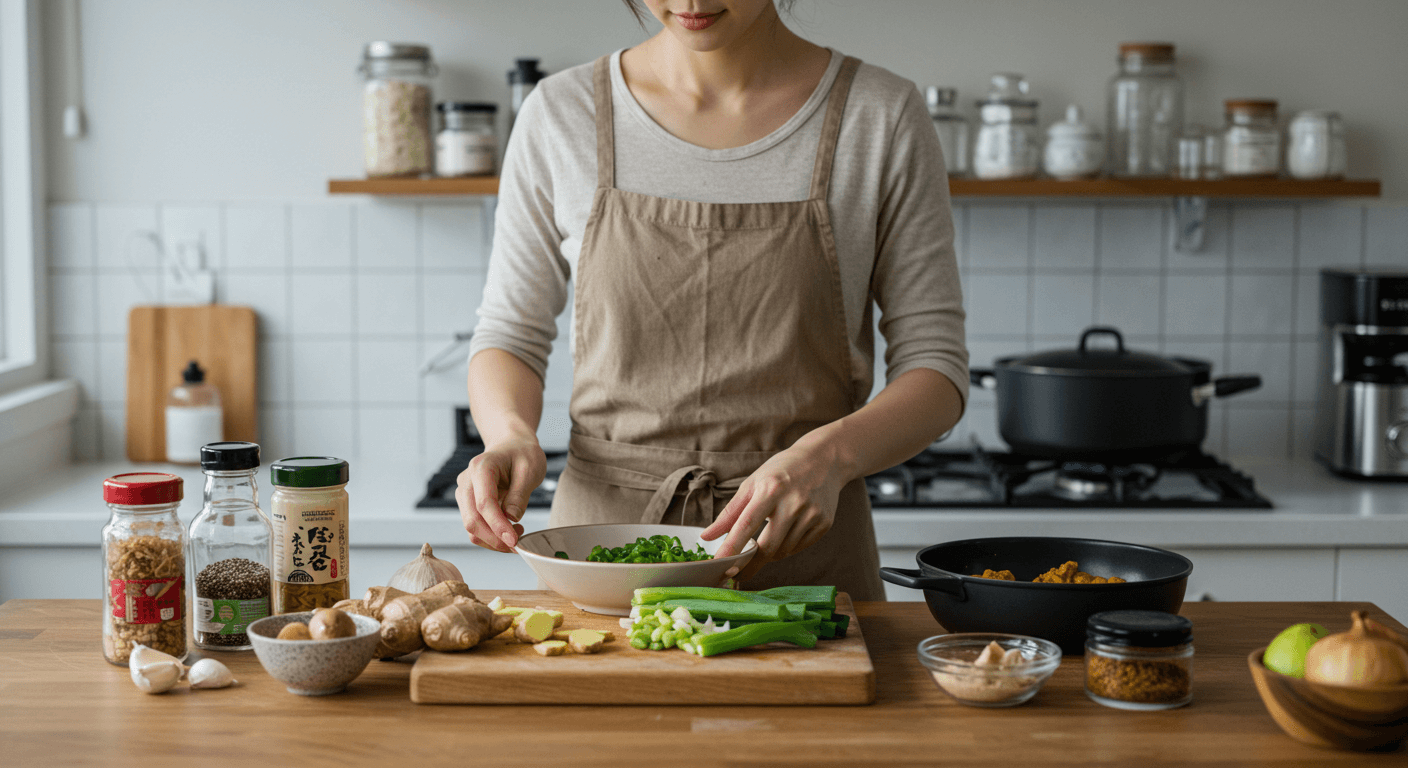 香味野菜とスパイスの盛り合わせ