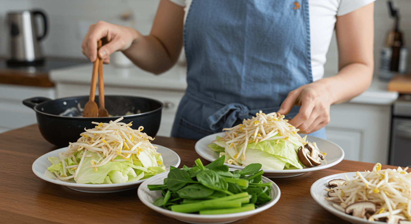 蒸し野菜の盛り合わせプレート