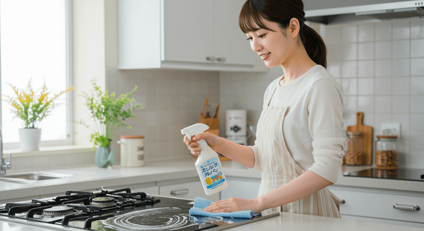油汚れを落とすセスキスプレー