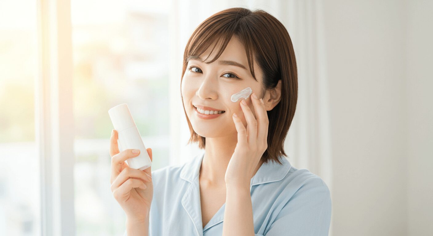 朝のUVケアを欠かさない女性の日焼け止め習慣