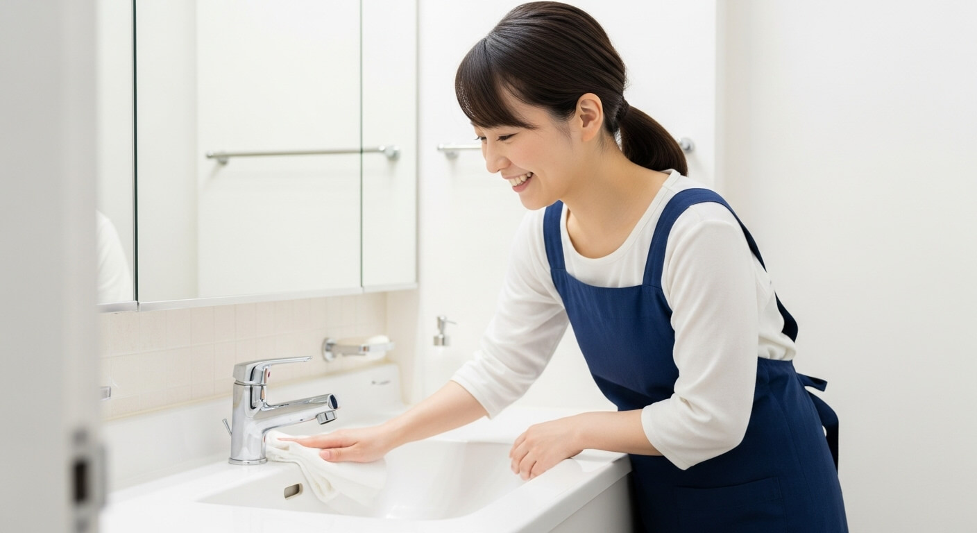洗面所まわりの収納例