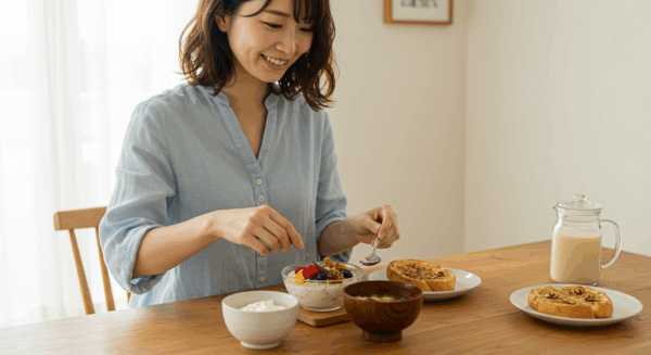 食物繊維たっぷり朝ごはん