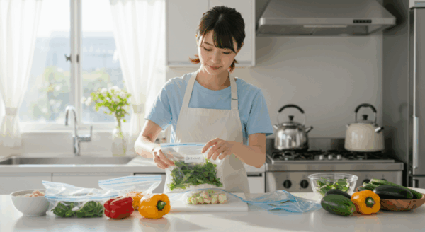 旬野菜の冷凍と解凍ポイント