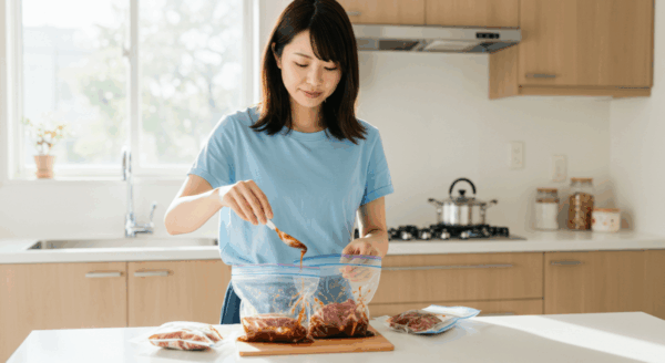 肉をパサつかせない下味冷凍のポイント